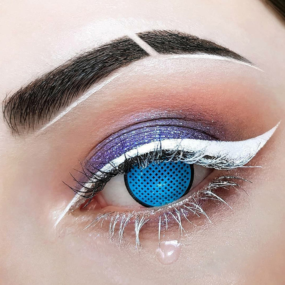 Cyan Mesh R circle lenses, ship fast in the USA
