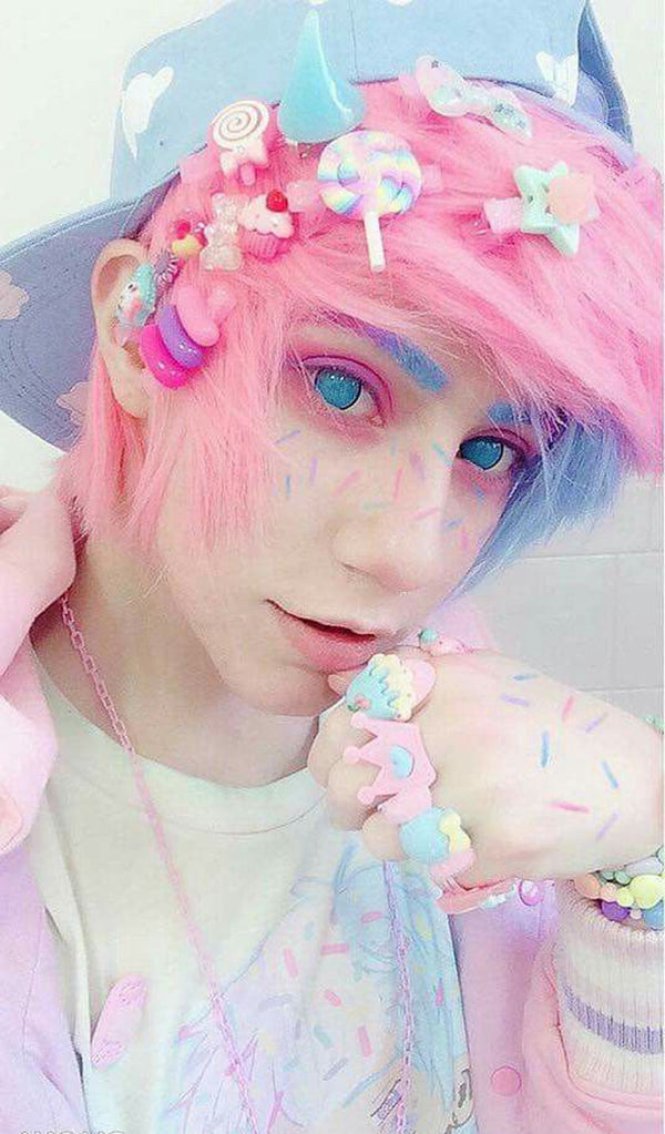 Cyan Mesh R Circle Lenses | 1 Year