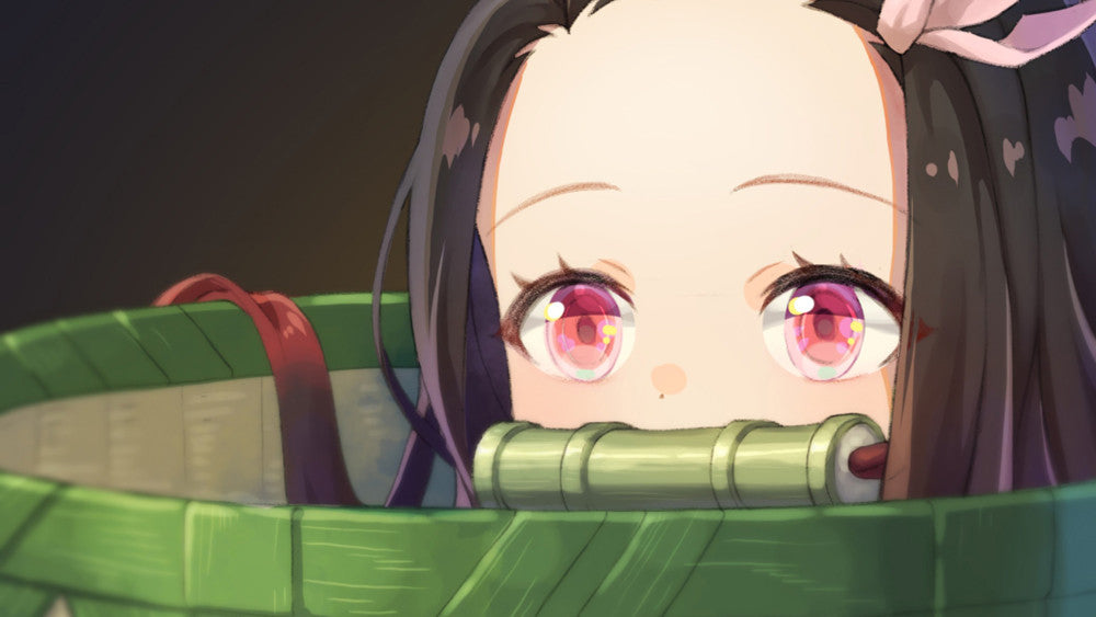 Nezuko Pink Circle Lenses | 1 Year