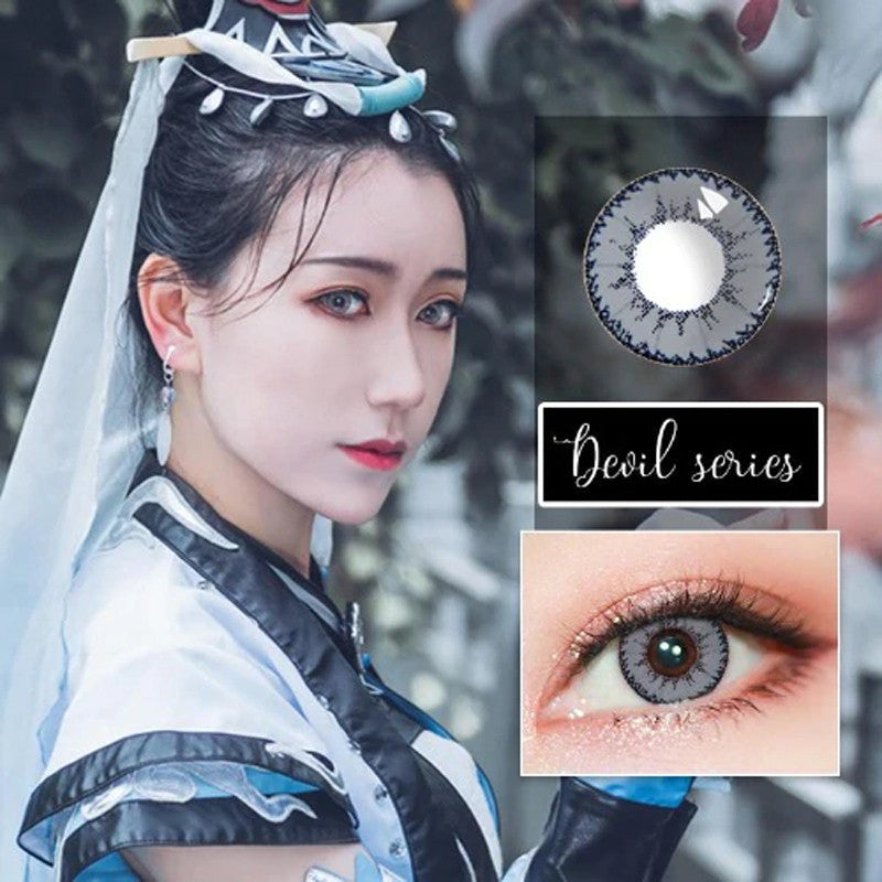 Devil Grey Circle Lenses Main image