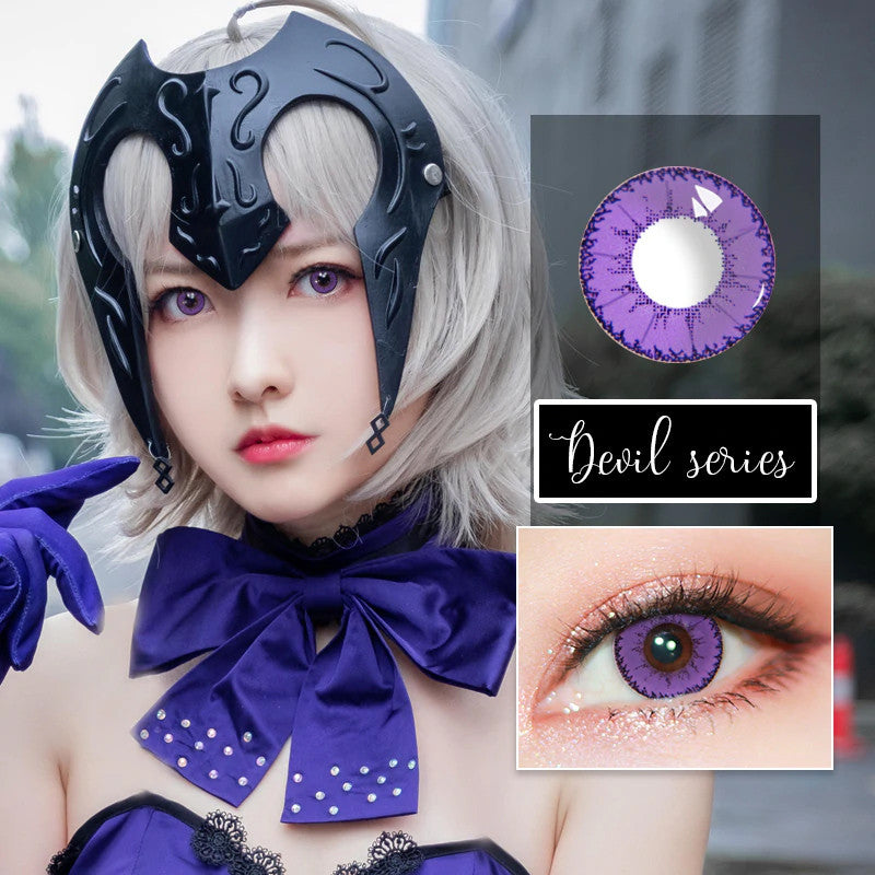 Devil Purple Circle Lenses