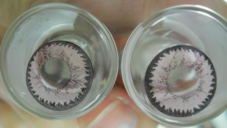 Dolly Eye Super Nudy Pink circle lenses in bottle