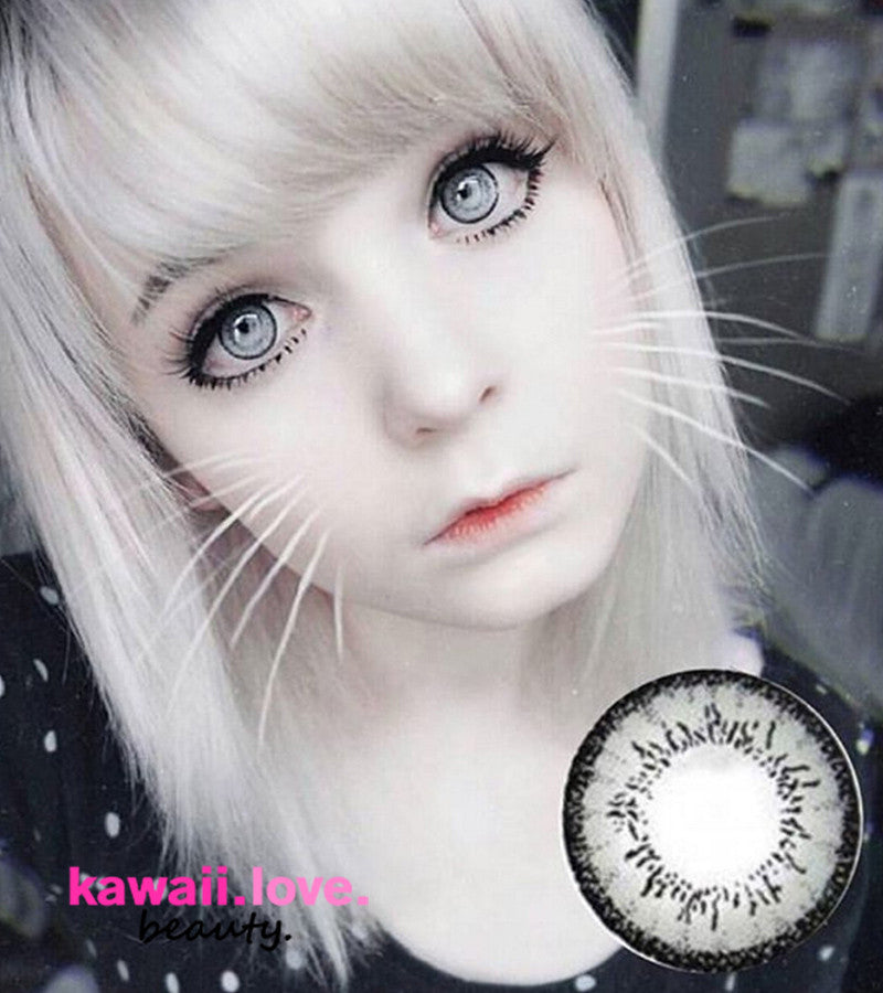 Dolly Plus Gray circle lenses by Barbie Dueba, fast shipping from the USA Main image