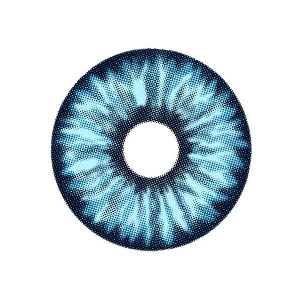 22mm Sclera Elf Blue Theatrical Lenses
