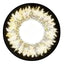 Design detail on Dolly Eye Super Nudy Brown circle lenses / colored contacts.