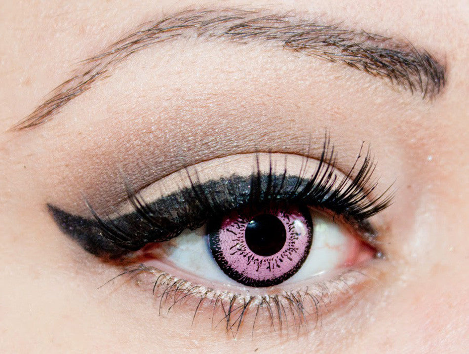 Dolly Eye Pink Circle Lenses Secondary image