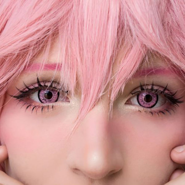 Dolly Eye Pink Circle Lenses