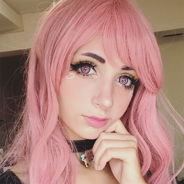 Dolly Eye Pink Circle Lenses