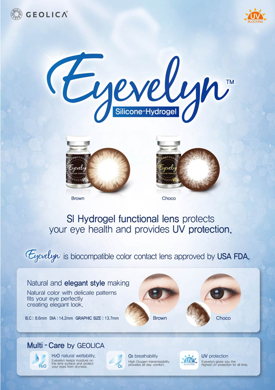 Geolica Eyevelyn circle lenses information