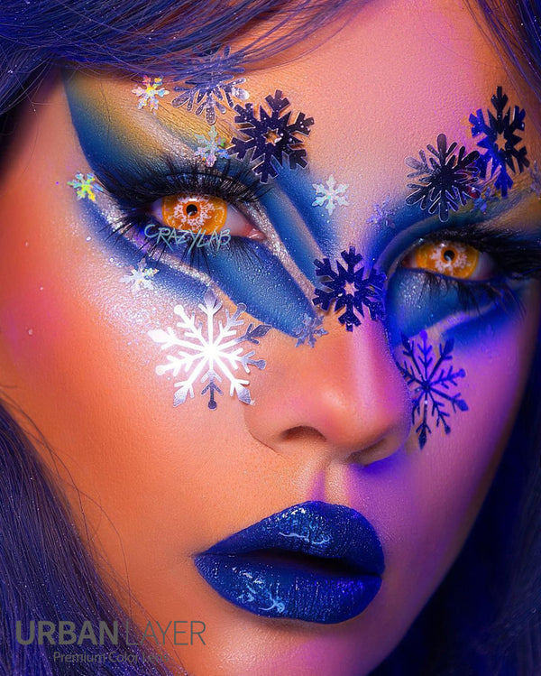 White Walker Yellow (Non-UV) Circle Lenses | Yearly