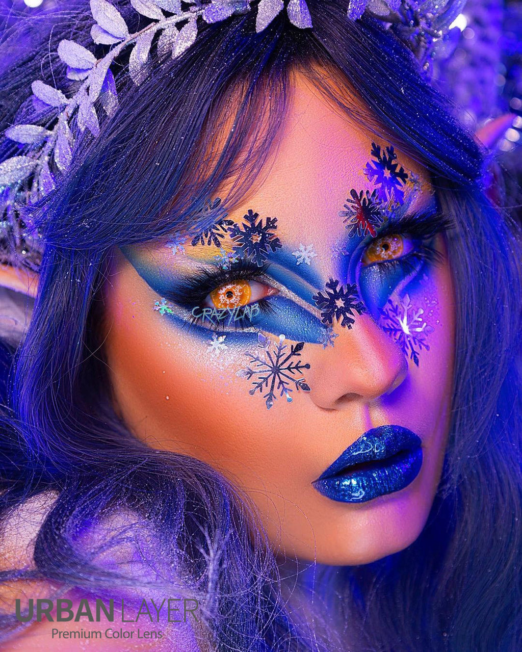 White Walker Yellow (Non-UV) Circle Lenses | Yearly