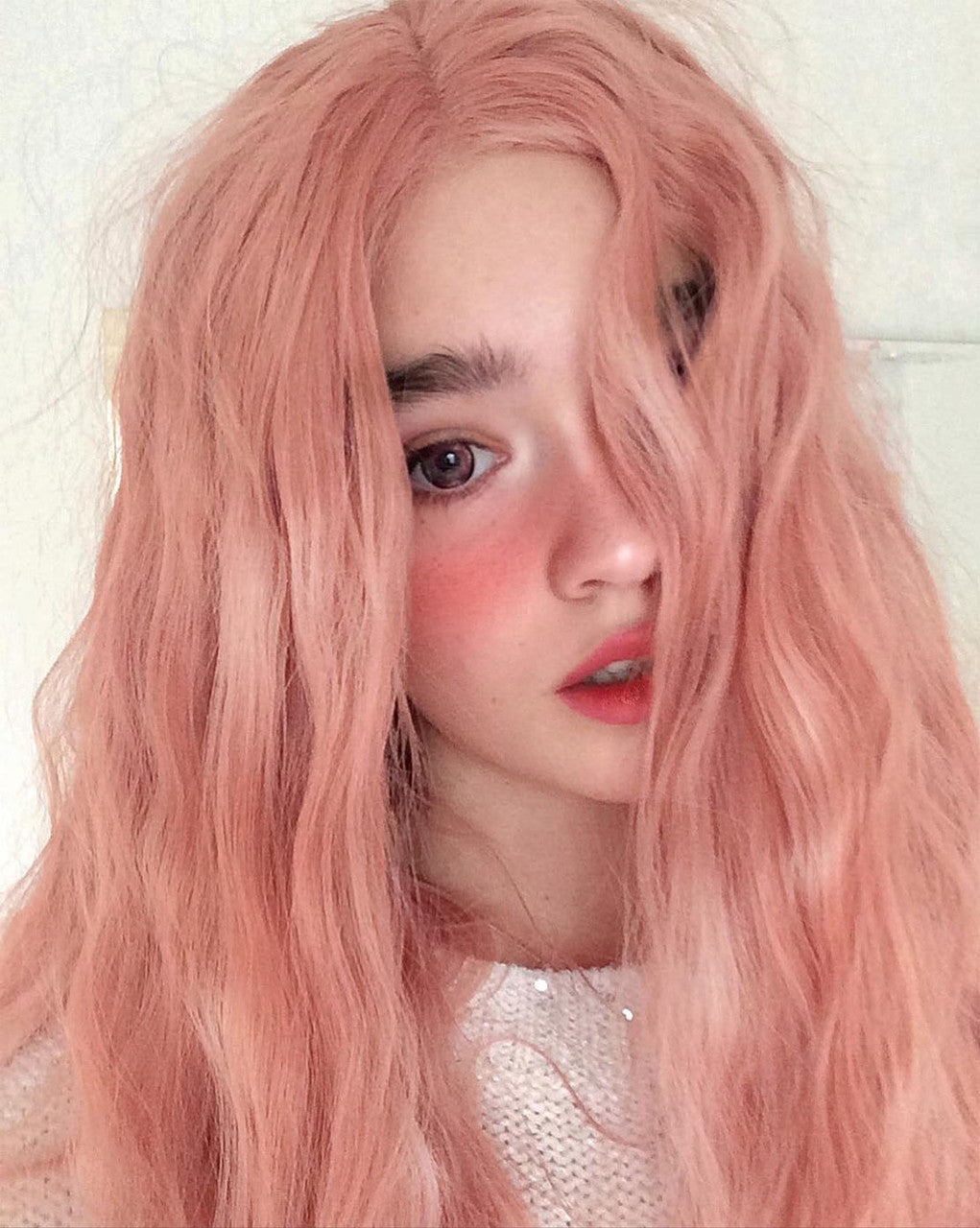 Galaxy pink fantasy colored circle contact leneses by Urban Layer