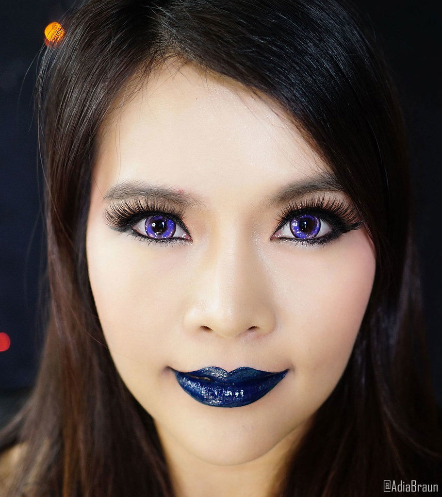 Galaxy Violet Circle Lenses | 1 Year
