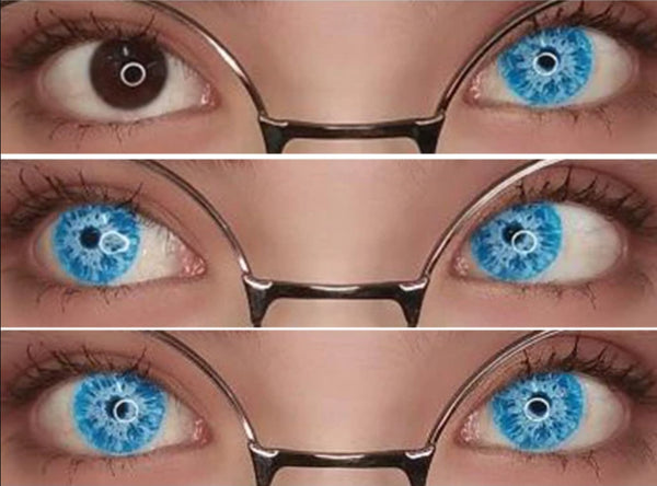 White Walker cosplay circle lenses by CrazyLab Korea (USA stock, fast shipping)