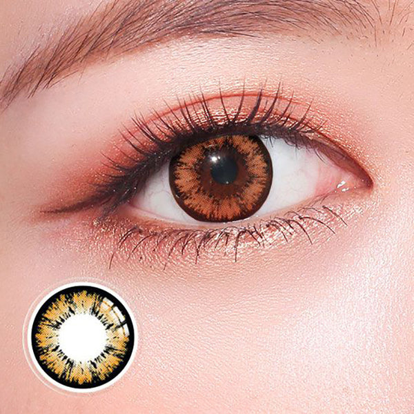 Holicat Cutie Cat brown monthly circle lenses by Geo ship fast from the USA