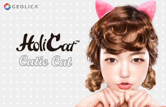 Geolica Holicat Cutie Cat Brown Circle Lenses