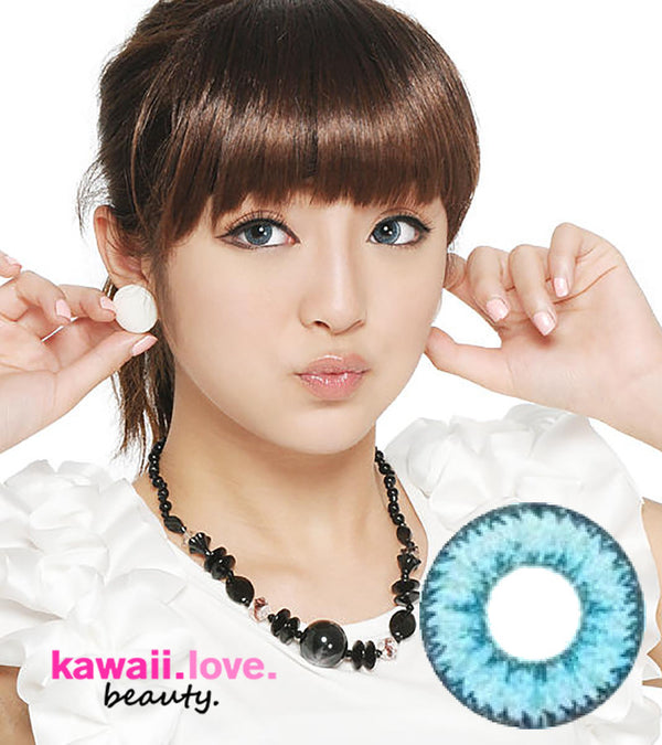 Geo Nudy Blue CH-622 circle lenses