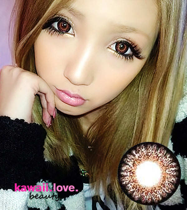Geo Princess Mimi Chocolate Brown circle lenses
