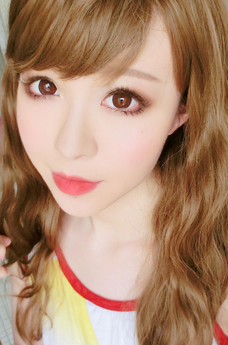 WBC104 Choco Brown dolly eye circle lenses