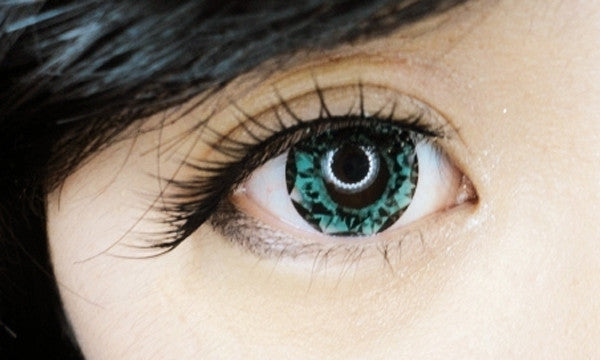 Geo WTB-33 Diamond Green circle lenses for bigger eyes
