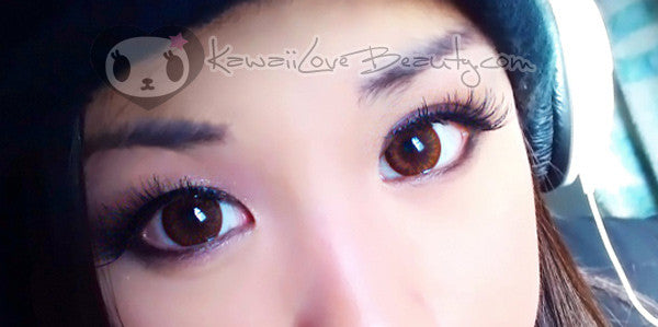 Geo BS-204 Bella Brown circle lenses. Main image