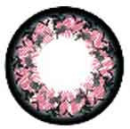 Circle lens design detail on Geo Morning Glory Pink WFLA37.