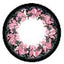 Circle lens design detail on Geo Morning Glory Pink WFLA37.