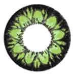 Design detail of Geo WT-C23 Green circle lenses.