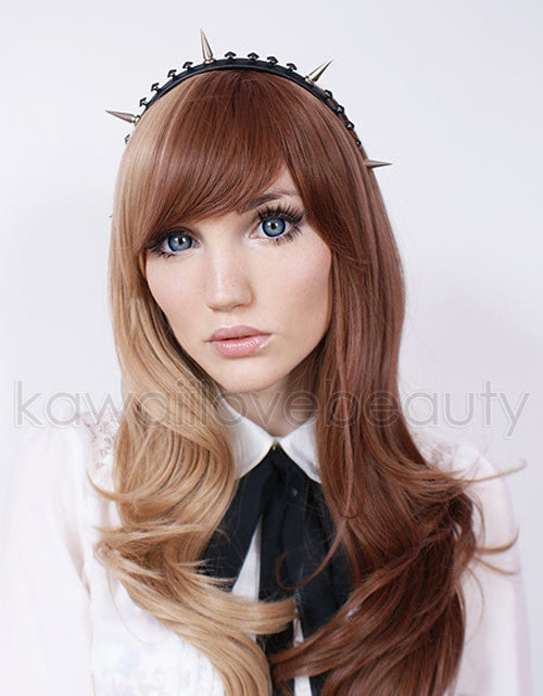 Sugar Candy blue circle lenses on model with light blue eyes.
