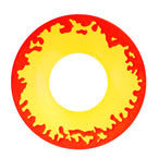 Crazy Fiery Yellow SF-75 Circle Lenses