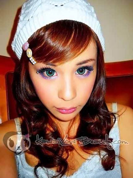 Dolly (Super Nudy) Green Circle Lenses