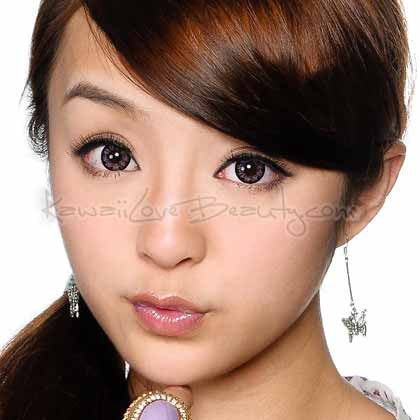 Geo Flower Morning Glory Pink WFLA37 circle lenses.