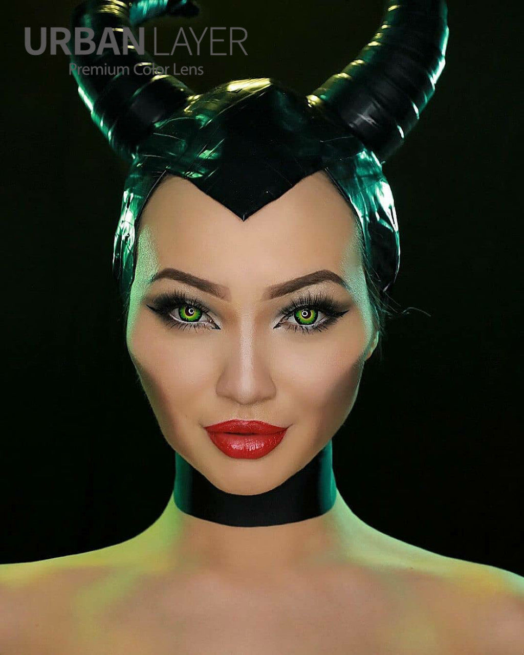 Green Werewolf cosplay colored circle lenses by CrazyLab Korea Main image