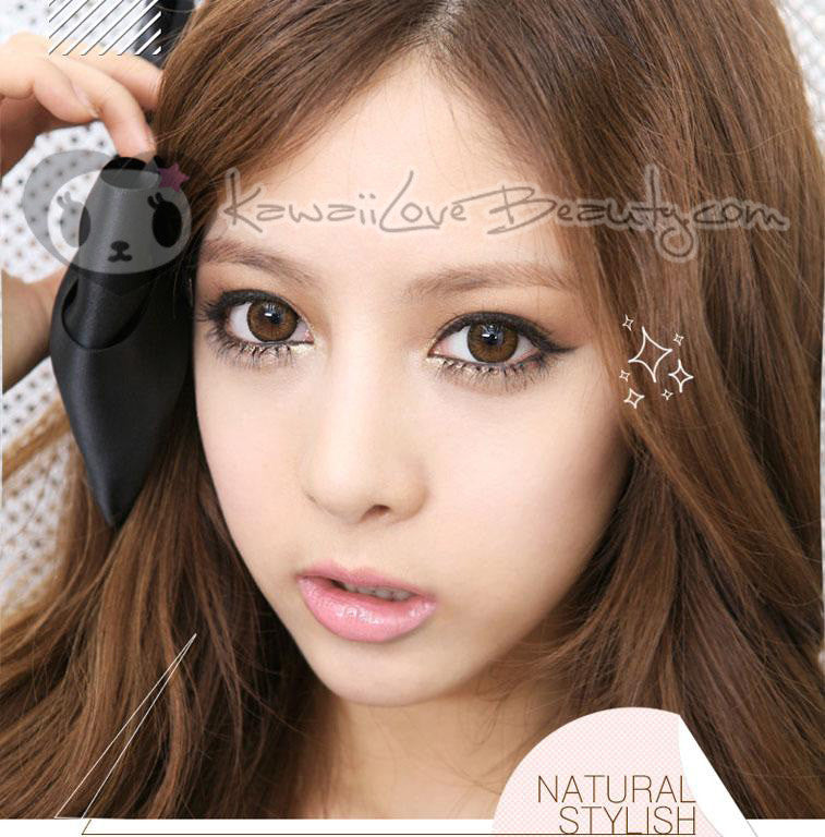 HC104 14.2mm circle lenses on dark eyes.
