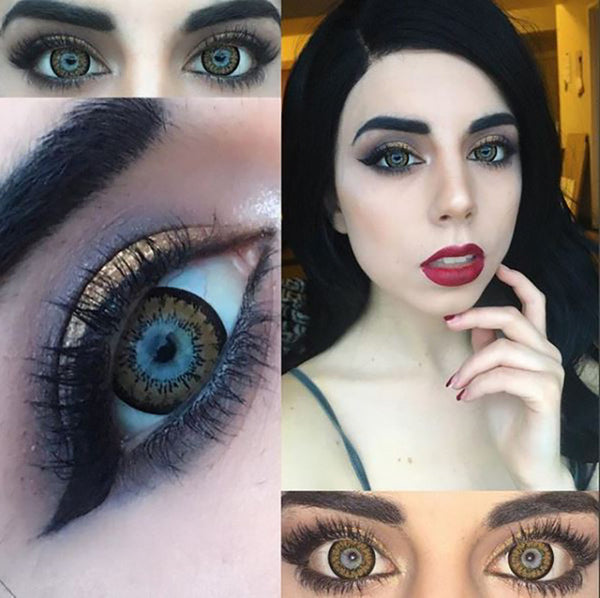 Urban Layer Kara Brown circle lenses