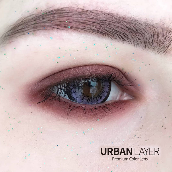 Urban Layer Kara Violet silicone hydrogel big eye contacts