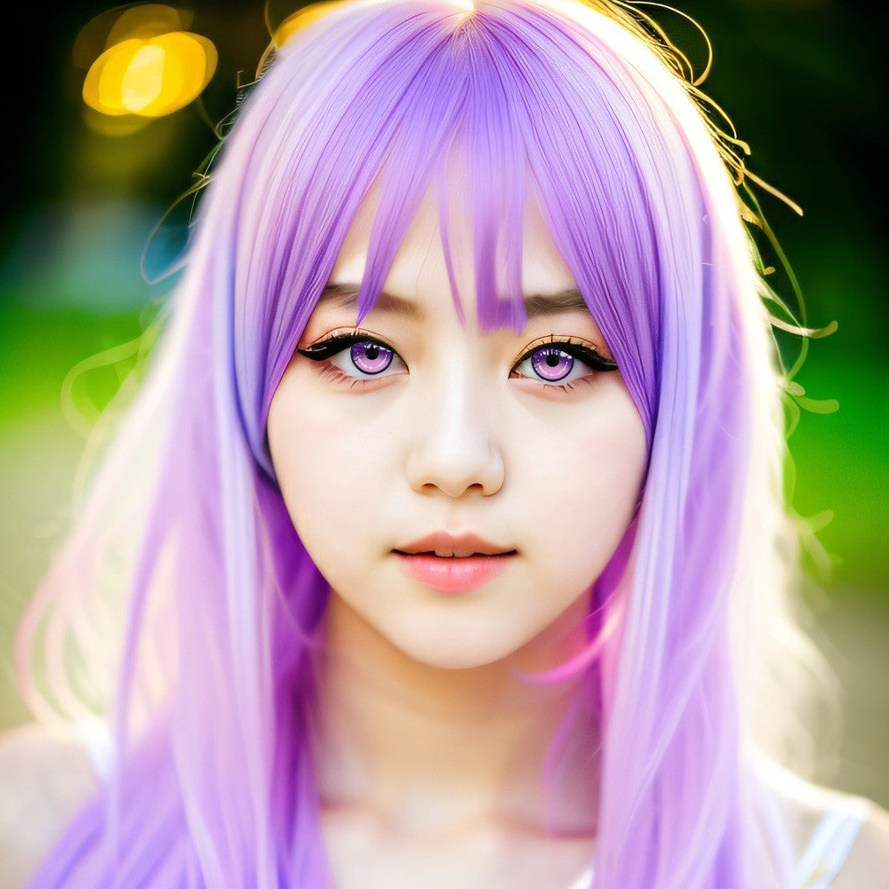 Anime2 Violet Circle Lenses | Yearly