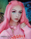 Anime2 Pink Circle Lenses | Yearly