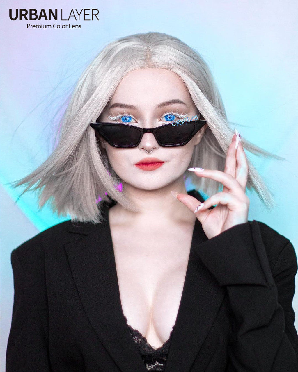 White Walker UV Circle Lenses | Yearly