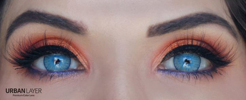 New York Blue Circle Lenses | Yearly