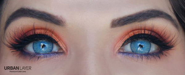 New York Blue Circle Lenses | Yearly