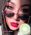 Maldives Green circle lenses are natural and pretty over any eye color. These dreamy contact lenses blend seamlessly with your natural irises and lend your eyes a veil of soft, lovely jade color that's as fresh and smooth as the waters of the Maldives. These emerald hued Maldives Green colored contacts come with a lens case and ships fast and *free from the USA.