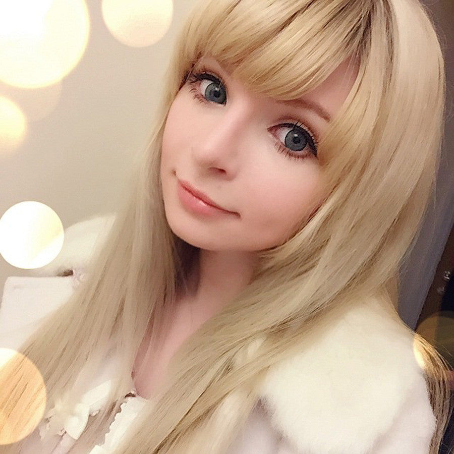 Melon blue green dolly eye circle lenses