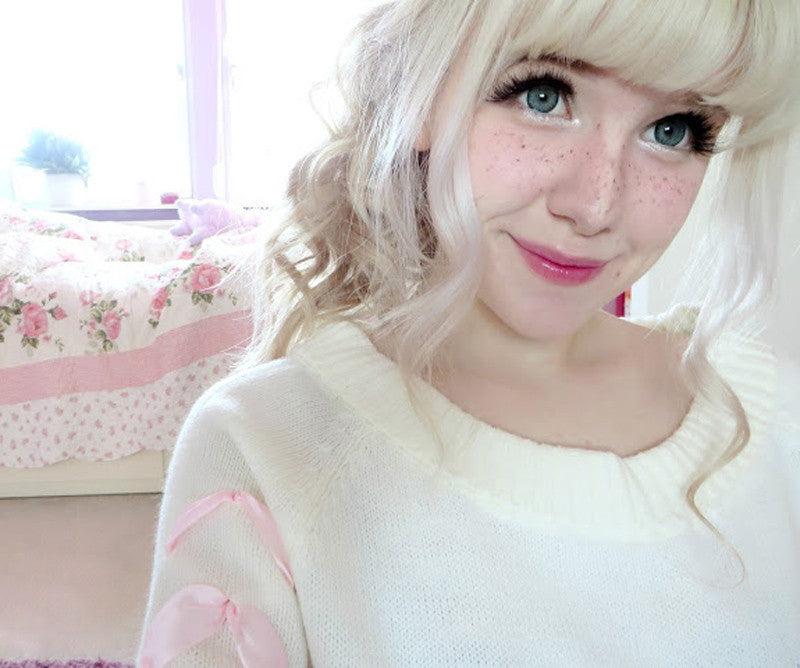 Cute dolly eyes with Colors of the Wind Melon circle lenses