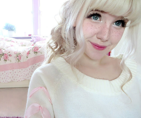 Cute dolly eyes with Colors of the Wind Melon circle lenses
