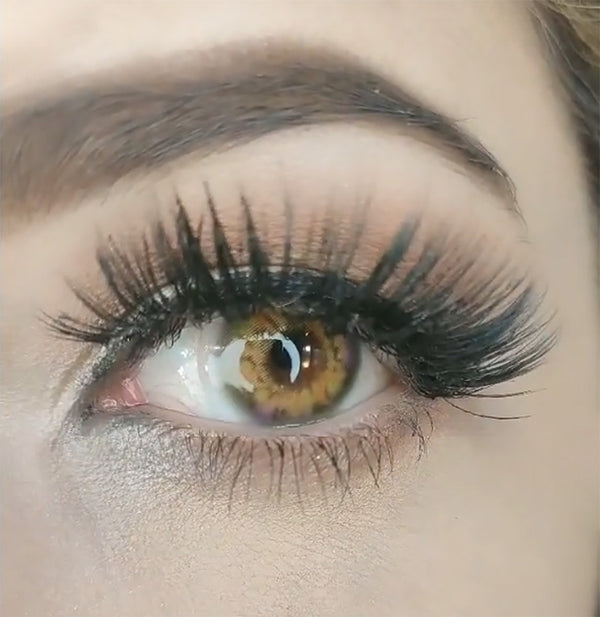 New Milano colored circle lenses by Urban Layer for a pop of vivid 5 tone color