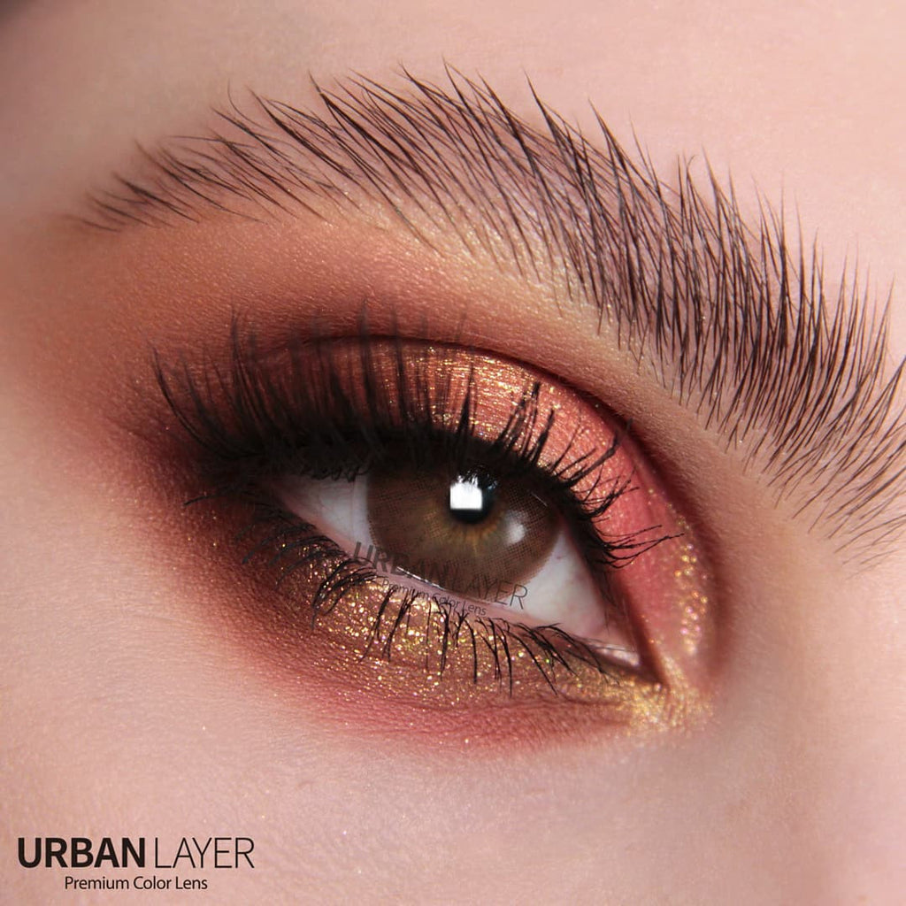 Maldives Milky Brown Colored Lenses | 1 Year