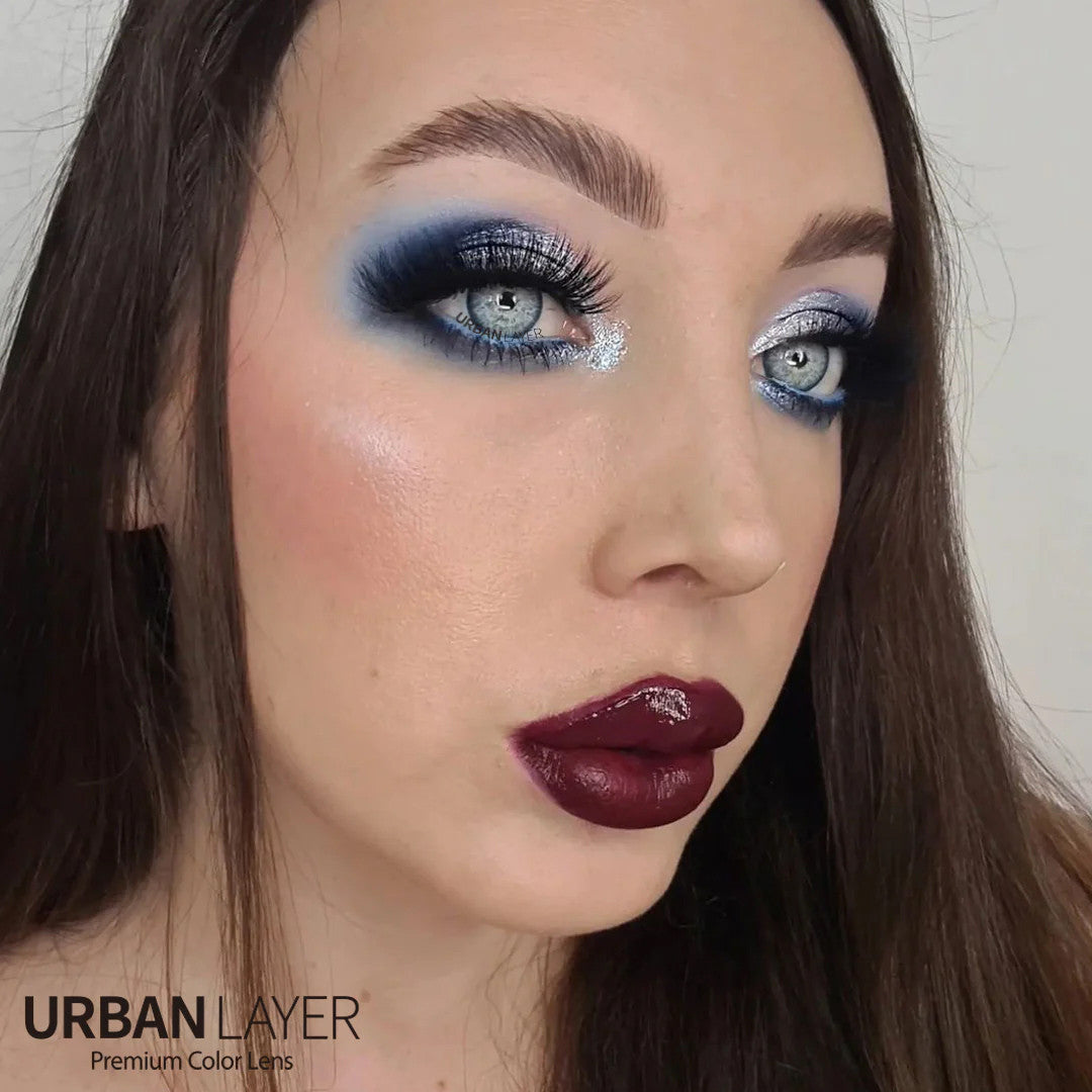 Brooklyn Gray Circle Lenses | Yearly Lens