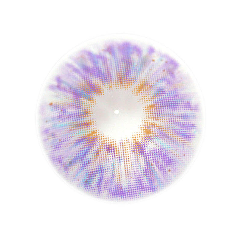 Urban Layer Monet Violet circle lenses are affordable designer hand-painted look multi-tone colored contacts that offer a total and natural color change, made with comfy silicone hydrogel soft contact lens technology. Switch up your beauty look and add these gorgeous multi-facted purple lenses to your collection-- we ship fast and free (USA ready in stock).