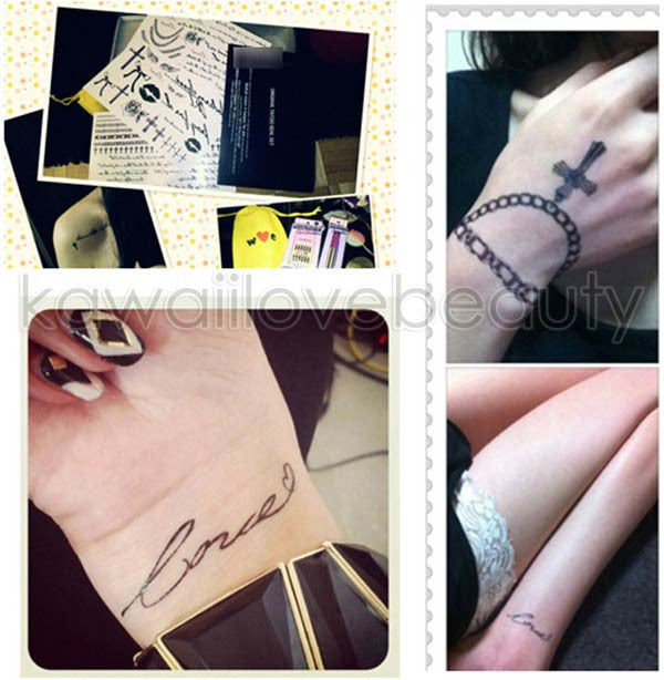 MURUA Japan Original Temporary Tattoo Set